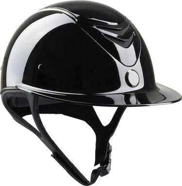 One K Mips Avancé Riding Helmet - Glo Short Sleevedy Top Chrome Piping| Online For Equine
