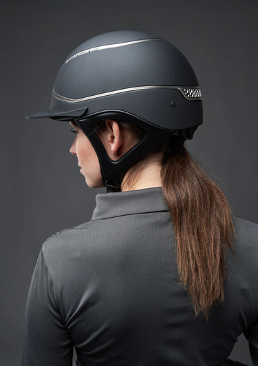 One K Xtreme Ridehjelm - Chrome Details| Online For Equine