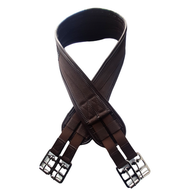 Cameo Equine Brown Waffle Girth Elastic Both Ends