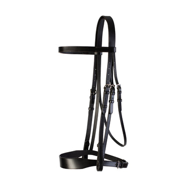 Cameo Equine Black Hunt Bridle 2 Browbands