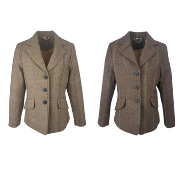 Buy Cameo Equine Junior Phoebe Green Tweed Jacket | Online for Equine