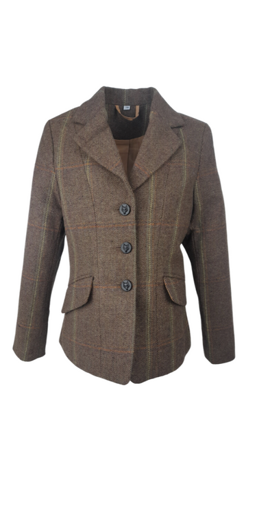 Buy Cameo Equine Junior Phoebe Brown Tweed Jacket | Online for Equine