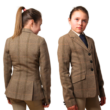 Buy Cameo Equine Junior Phoebe Brown Tweed Jacket | Online for Equine