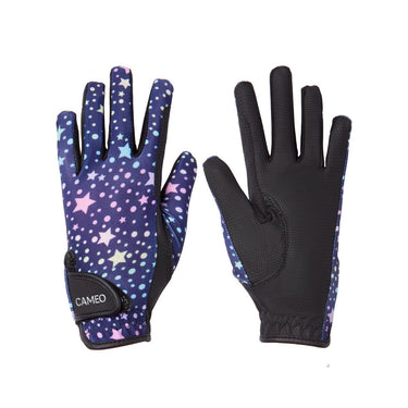 Cameo Equine Purple Stars Junior Zest Riding Glove