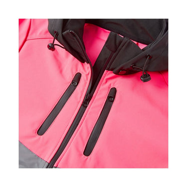 Cameo Equine Pink Water Repellent Hi Viz Jacket