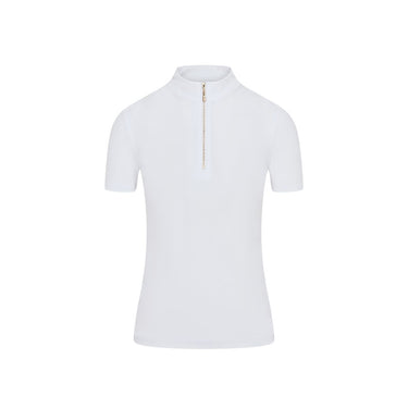 Cameo Equine White Performance Competition Shirt