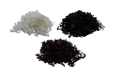 Cameo Equine Black Silicone Plaiting Bands