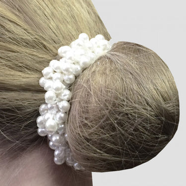 Equetech Ivory Pearl Beaded Scrunchie