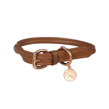 Benji & Flo Superior Rolled Leather Dog Collar