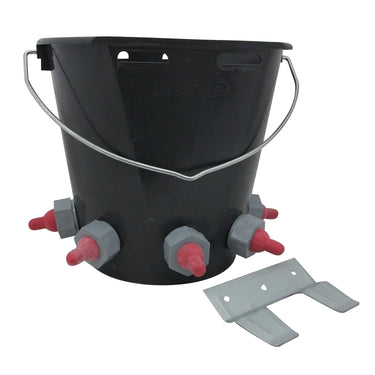 Buy Paragon Rubber Lamb Feeder Bucket 5 Teat Complete | Online for Equine