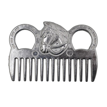 Buy Perry Equestrian Aluminium Horse Head Mane Comb-Aluminium| Online for Equine