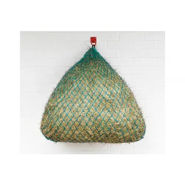 Buy Perry Equestrian Square Bottom Slow Feeder 40" Haylage Net -Aqua/Navy-40"| Online for Equine