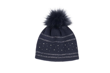 Buy Pikeur Navy Winter Hat With Rhinestones| Online for Equine