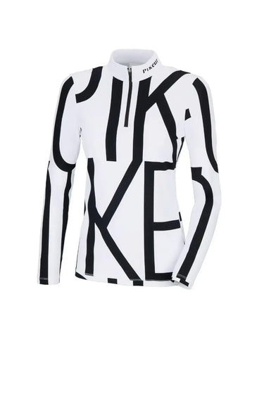 Buy Pikeur Print Ladies Long Sleeved White Base Layer| Online for Equine