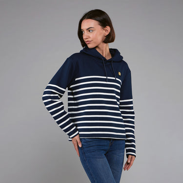 Toggi Midnight Navy Stripe Princeton Womens Hoodie