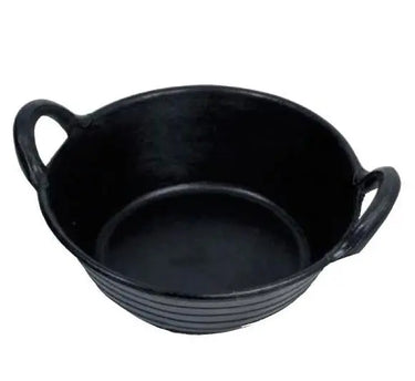 Buy Pro Stable Rubber Feed Skip-Black-11 Litre| Online for Equine