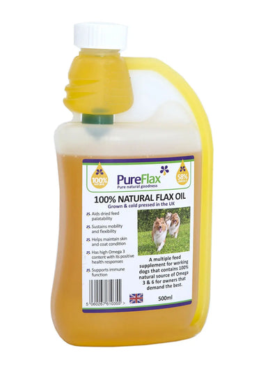 Buy Pureflax 100% Natural Flax Oil For Dogs | Online for Equine