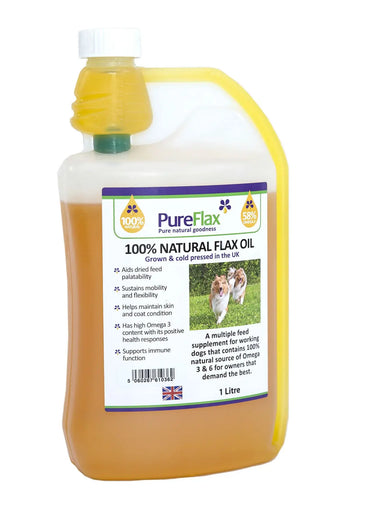 Buy Pureflax 100% Natural Flax Oil For Dogs | Online for Equine