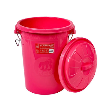 Buy Red Gorilla Bin With Clip Lid 30  Lt | Online for Equine