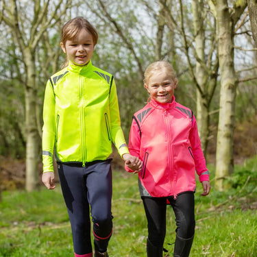 Reflector Children's Gilet by Hy Equestrian Pass Wide and Slow| Online For Equine