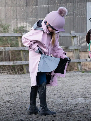 Buy the Equicoat Pink Kids Reincoat Lite | Online for Equine