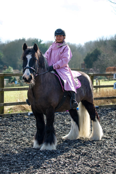 Buy the Equicoat Pink Adults Reincoat Lite | Online for Equine