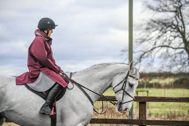 Buy the Equicoat Burgundy Adults Reincoat Lite | Online for Equine