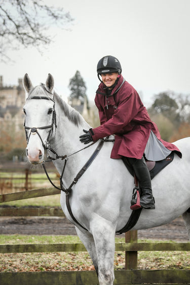 Buy the Equicoat Burgundy Adults Reincoat Lite | Online for Equine