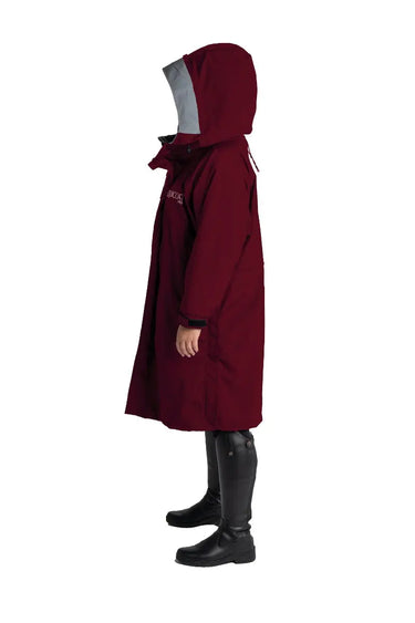 Buy Reincoat Pro Adults Burgundy Waterproof Dry Robe| Online for Equine