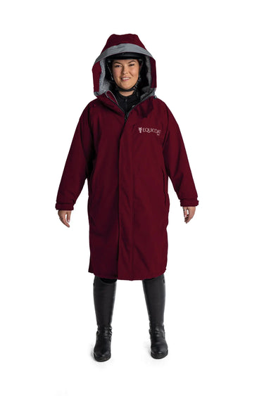 Buy Reincoat Pro Adults Burgundy Waterproof Dry Robe| Online for Equine