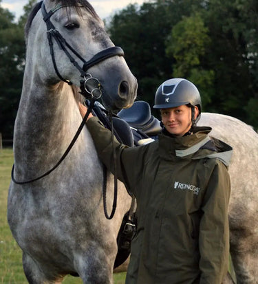 Reincoat Pro Adults Olive Waterproof Dry Robe| Online For Equine