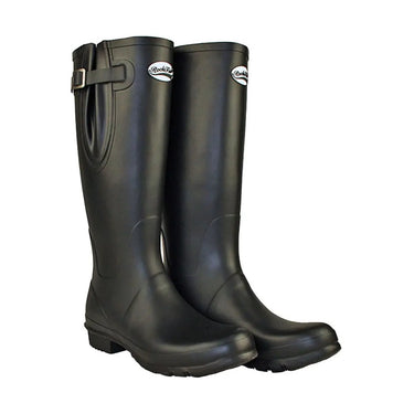 Buy Rockfish Women's Neoprene Lined Tall Adjustable Matt Wellingtons - Black| Online for Equine