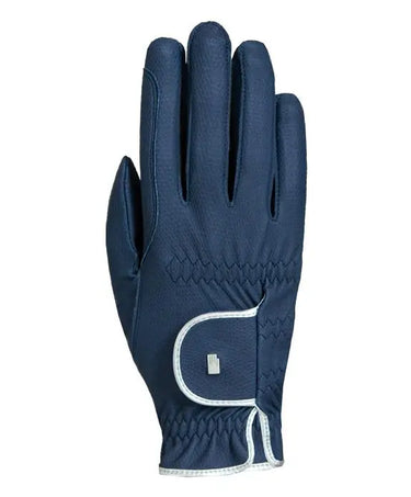 Roeckl Lona Navy/Silver Glove| Online For Equine