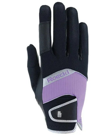 Roeckl Millero Black/Lilac Macaron Glove| Online For Equine