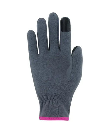 Roeckl Noville Junior Grey Pinstripe/Pop Pink Glove| Online For Equine
