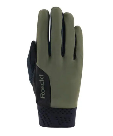 Roeckl Wolfach Olive Reflect Glove| Online For Equine