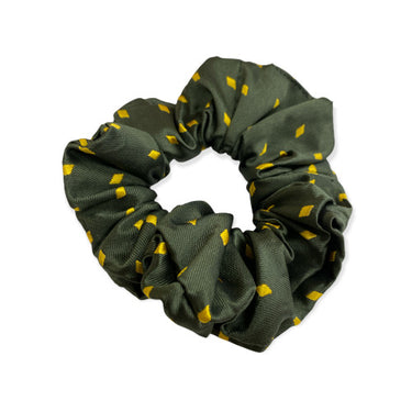 Buy the Equetech Forest/Gold Diamond Hair Scrunchie | Online for Equine
