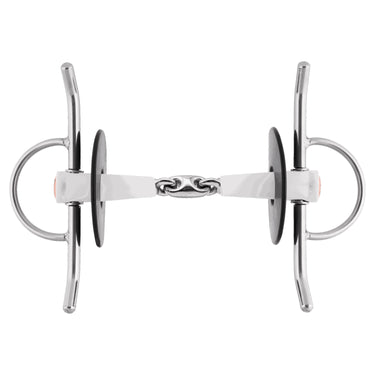 Buy Nathe Full Cheek Snaffle 18mm Double Jointed Bit from Online for Equine, shop all of the Nathe Bit range for horses.