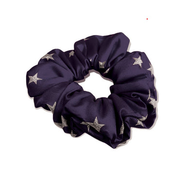 Equetech Purple/Silver Stars Hair Scrunchie | Online for Equine