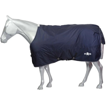 Saxon Defiant Navy 200g Standard Neck Mediumweight Turnout Rug| Online For Equine