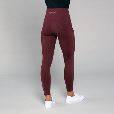 Buy Toggi Ladies Burgundy Winter Sculptor Walsham Tights | Online for Equine