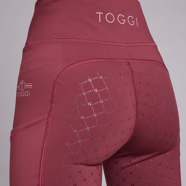 Buy Toggi Ladies Burgundy Winter Sculptor Walsham Tights | Online for Equine