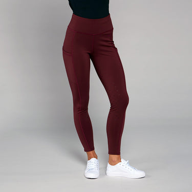 Buy Toggi Ladies Burgundy Winter Sculptor Walsham Tights | Online for Equine