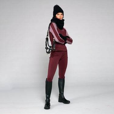Buy Toggi Ladies Burgundy Winter Sculptor Walsham Tights | Online for Equine