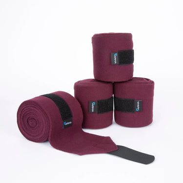 Buy the Shires ARMA Black Cherry Fleece Bandages | Online for Equine