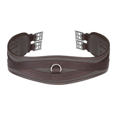 Shires ARMA Brown Anti-Chafe Contour Girth with Elastic| Online For Equine