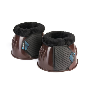 Shires ARMA Brown Comfort Gloss Over Reach Boots| Online For Equine