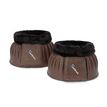 Shires ARMA Brown Fleece Topped Over Reach Boots| Online For Equine