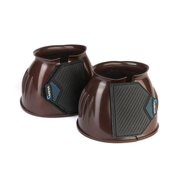 Shires ARMA Brown Gloss Over Reach Boots| Online For Equine