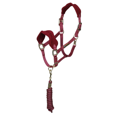Shires ARMA Burgundy Fleece Headcollar & Lead Rope| Online For Equine